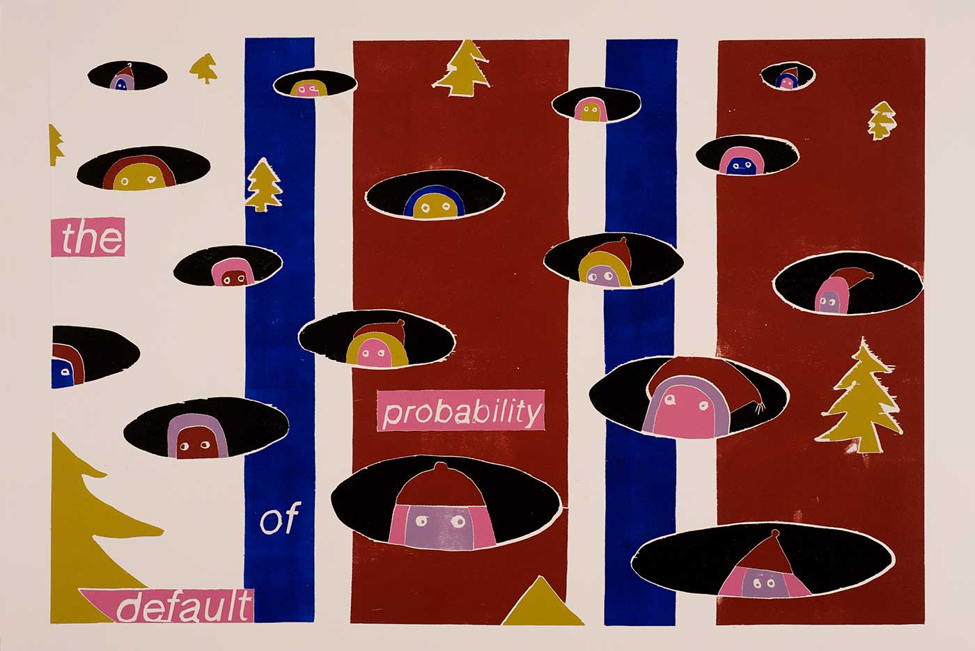 The Probability of Default<br />
Tresnitt <br />
90 x 60 cm